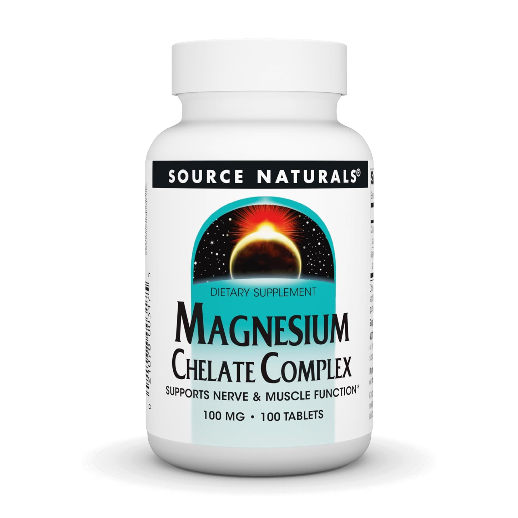 Таблетки Source Naturals Magnesium Chelate Complex 100mg - 100 tabs 2023-10-2680