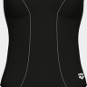 Купальник закритий для жінок Arena CLIP BACK SWIMSUIT SOLID B чорний, білий Жін 40 010651-510