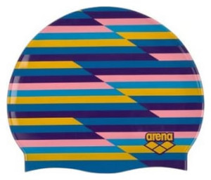 Шапочка для плавання Arena PRINT 2 синій, фіолетовий, рожевий, помаранчевий Уні OFSM 1E368-271
