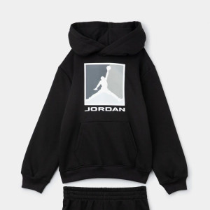 Костюм спортивний Jordan Children's Essential Fleece Baseline HD Set / Black 85F107-023