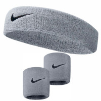 Набір Nike пов`язка + напульсники (сірий) NNN07-NNN04-051 NNN07-NNN04-051