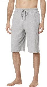 Шорти Ralph Lauren Mens Gray Heather Elastic Waist Relaxed Fit Sleep Shorts P355RL 03D