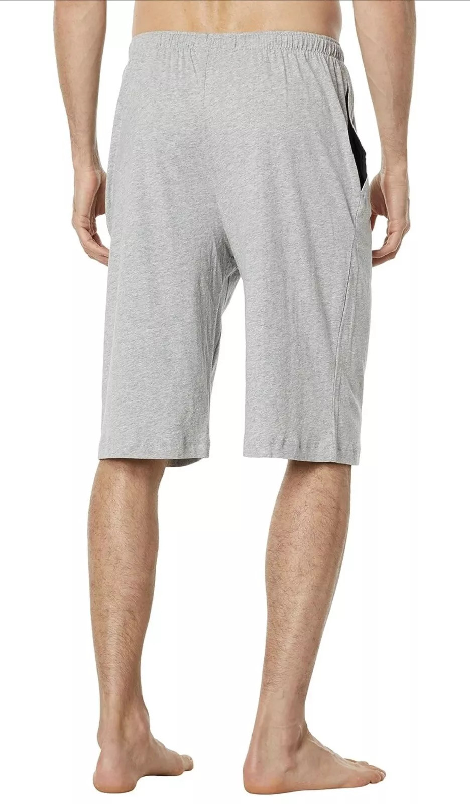 Шорти Ralph Lauren Mens Gray Heather Elastic Waist Relaxed Fit Sleep Shorts P355RL 03D
