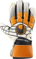 Рукавиці воротарські Uhlsport ELIMINATOR SOFT SF оранжево-чорно-білі 1000171 01 1000171-01