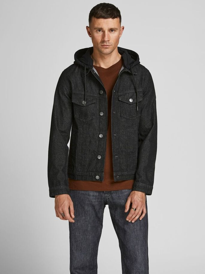 Куртка джинсова JJIALVIN JJJACKET AKM 252 12190866-Black Denim Jack&Jones L Чорний 12190866-Black Denim