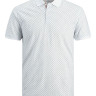 Поло JJEJACK DETAIL POLO SS NOOS 12201315-White-AOP:Full Body Jack&Jones S Білий 12201315-WHITE-AOP:FULL B