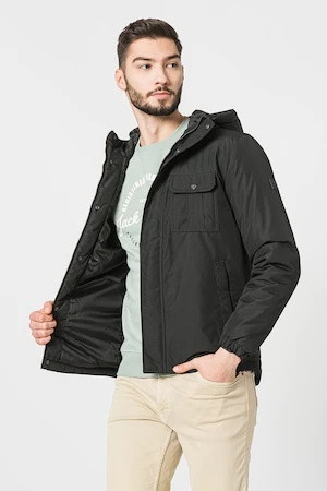Куртка JJWILLIAM LIGHT JACKET 12200640-Black Jack&Jones L Чорний 12200640-Black