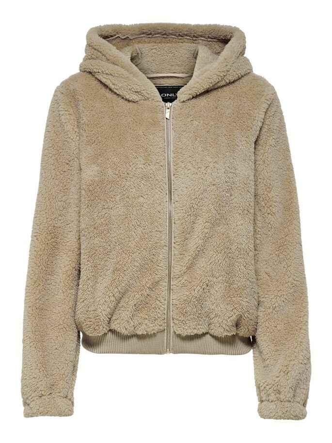 Куртка ONLANNA CONTACT SHERPA JACKET OTW 15183166-Cuban Sand ONLY S Бежевий 15183166-Cuban Sand