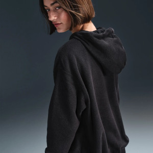 Толстовка жіноча Nike W Nsw Phnx Plsh Fz Hdy Black FZ1267-010