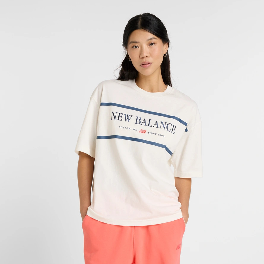 Футболка Athletics Nautical WT51910SST New Balance L Білий WT51910SST