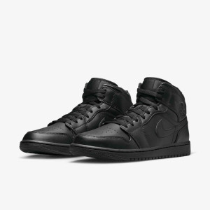 Кросівки чоловічі Air Jordan 1 Mid Black 554724-093 554724-093