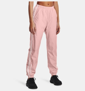 Штани спортивні UA Rush Woven Pant 1369846-673 Under Armour L Розовий 1369846-673