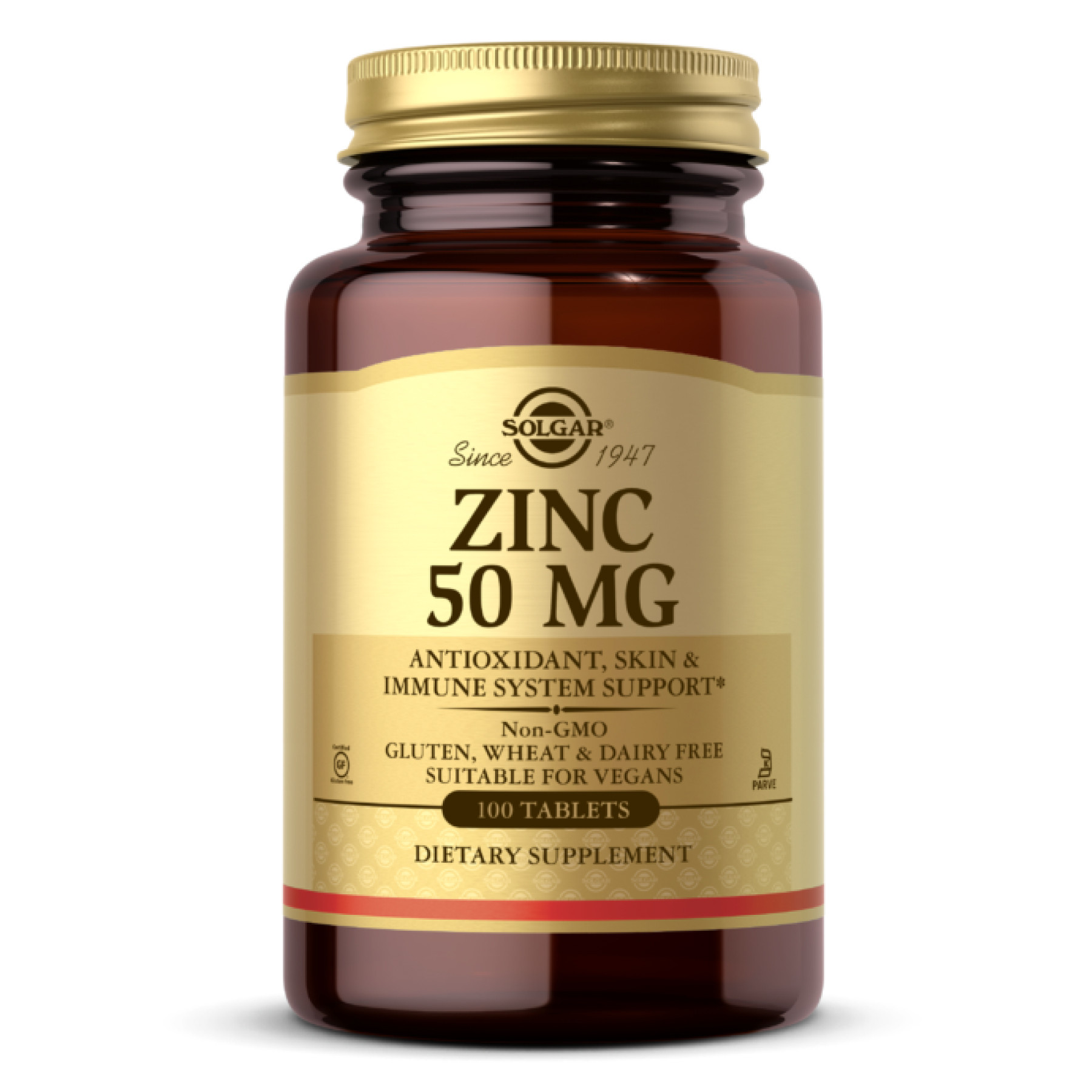 Капсули Zinc 50mg - 100 tabs 100-92-5525470-20