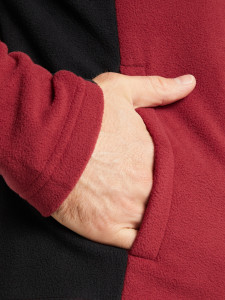 Джемпер флісовий чоловічий 117293GSD-84 Glissade 46 Бордовий 117293GSD-84