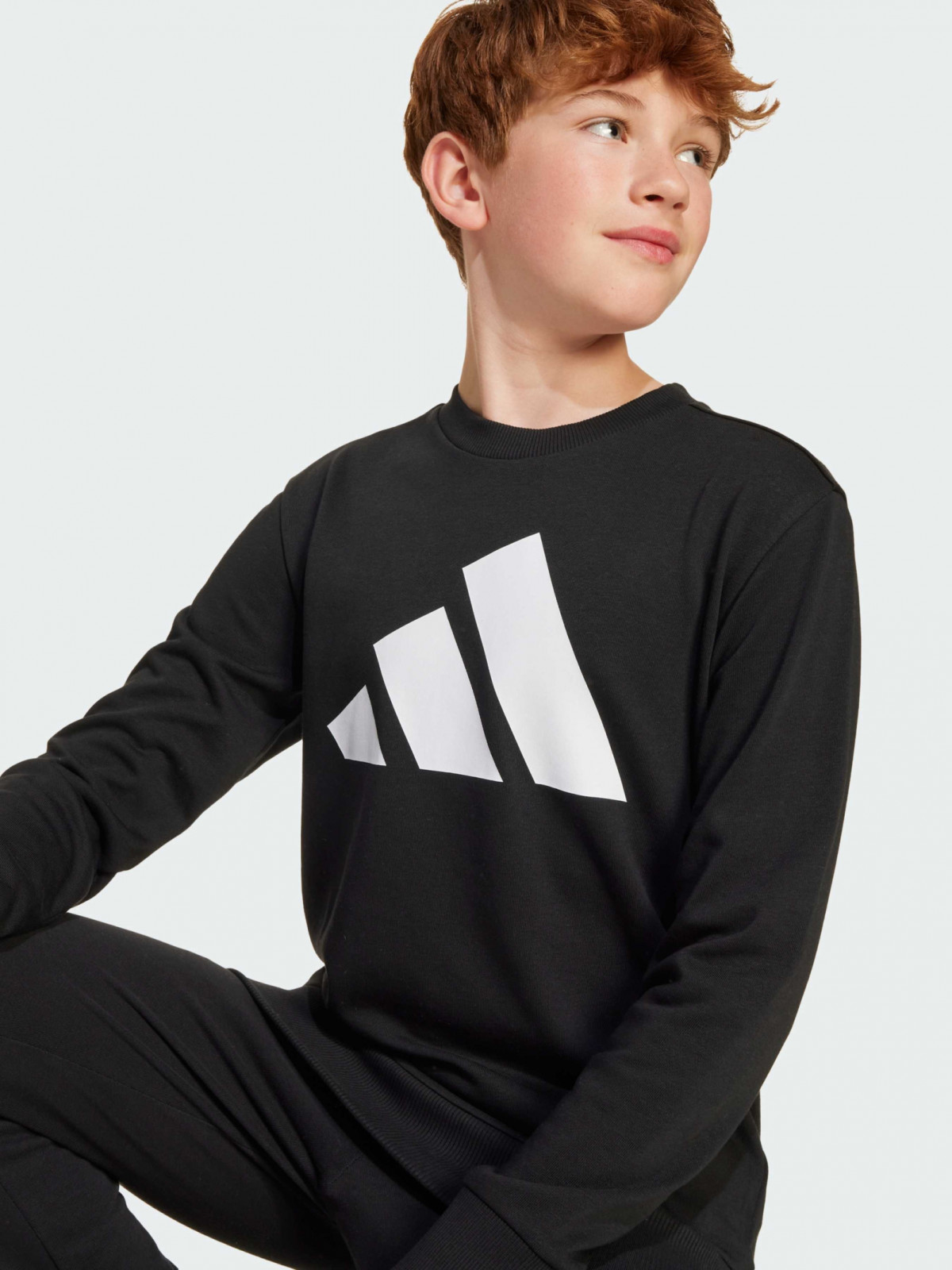 Костюм спортивний підлітковий J BL FT JOG 240 JD2102 Adidas 128 Чорний JD2102