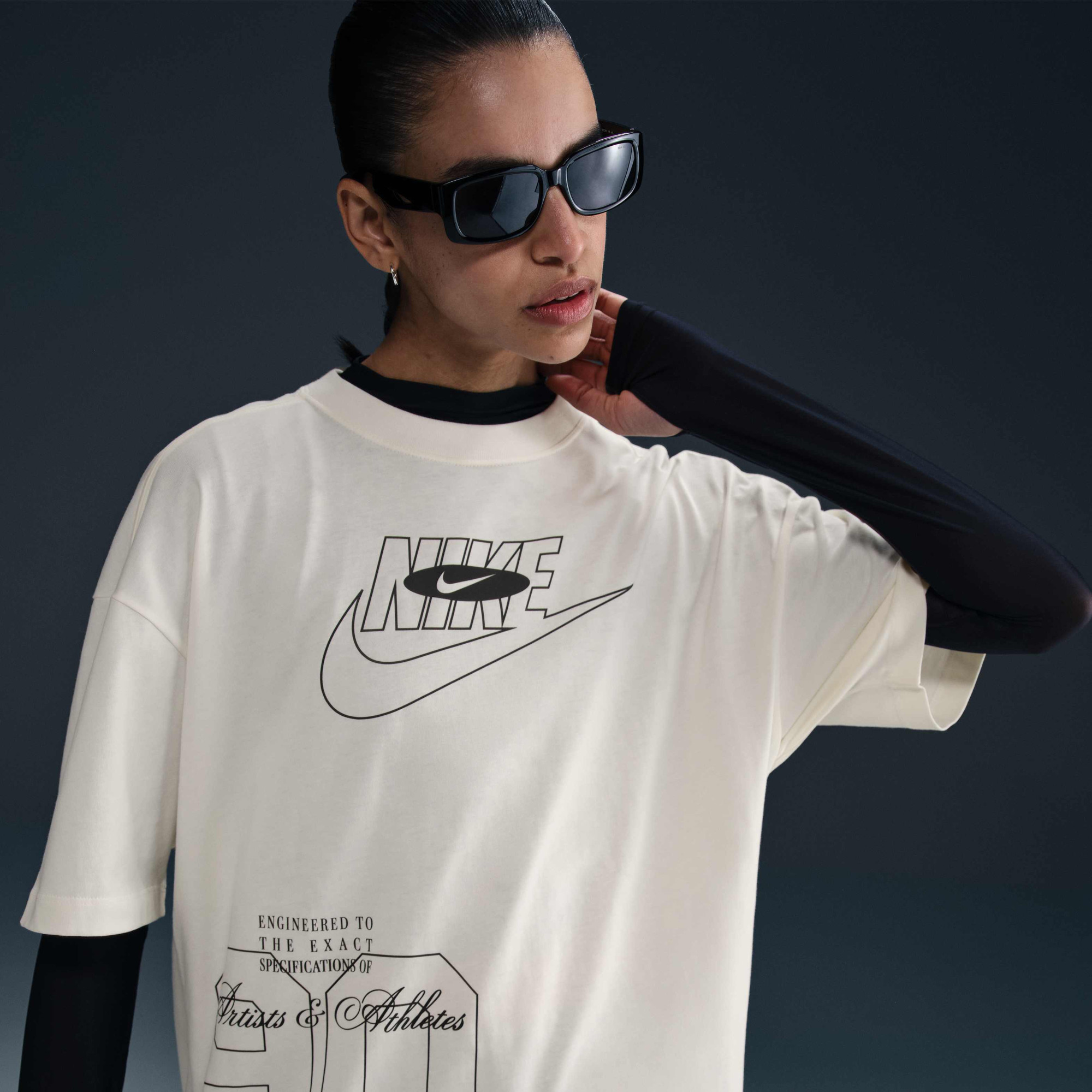 Футболка жіноча Nike Nsw Dance Os Tee White HJ2993-133