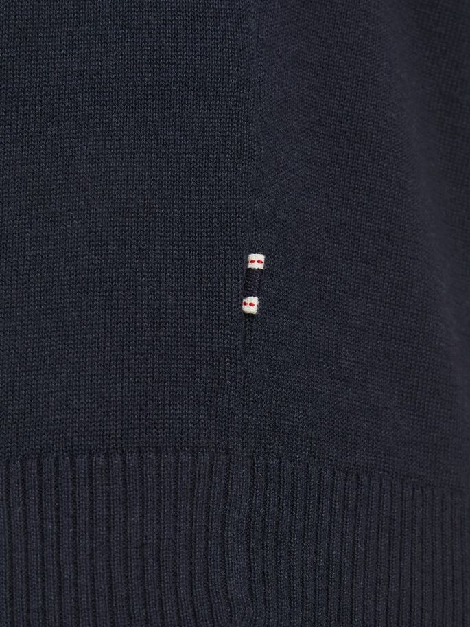 Пуловер JJEBASIC KNIT CREW NECK NOOS 12137190-Navy Blazer Jack&Jones S Темно-синій 12137190-Navy Blazer