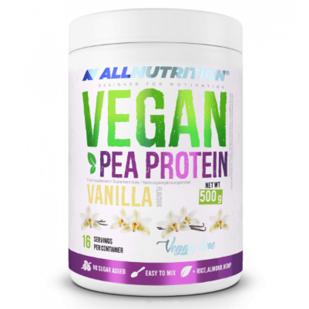 Порошок Vegan Pea Protein - 500g Vanilla 100-77-5838231-20