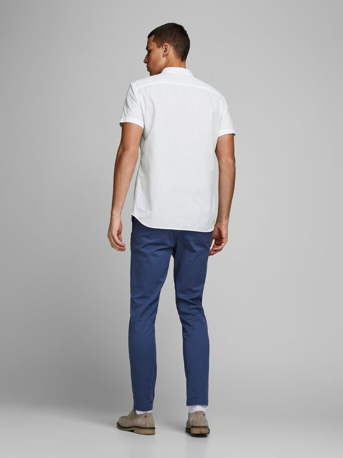 Сорочка JJESUMMER SHIRT SlimFIT 12163857 White Jack&Jones M Білий 12163857White