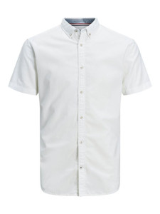 Сорочка JJESUMMER SHIRT SlimFIT 12163857 White Jack&Jones M Білий 12163857WHITE