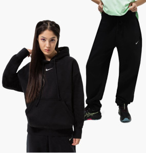 Костюм спортивний жіночий Nike Phoenix Fleece Oversized DQ5860-010__DQ5887-010