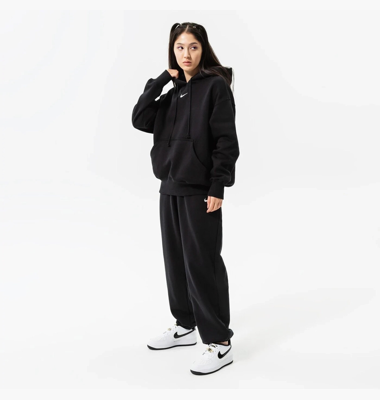 Костюм спортивний жіночий Nike Phoenix Fleece Oversized DQ5860-010__DQ5887-010