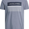 Футболка JJTRAVIS TEE SS CREW NECK 12221009-Flint Stone Jack&Jones L Синій 12221009-FLINT STONE
