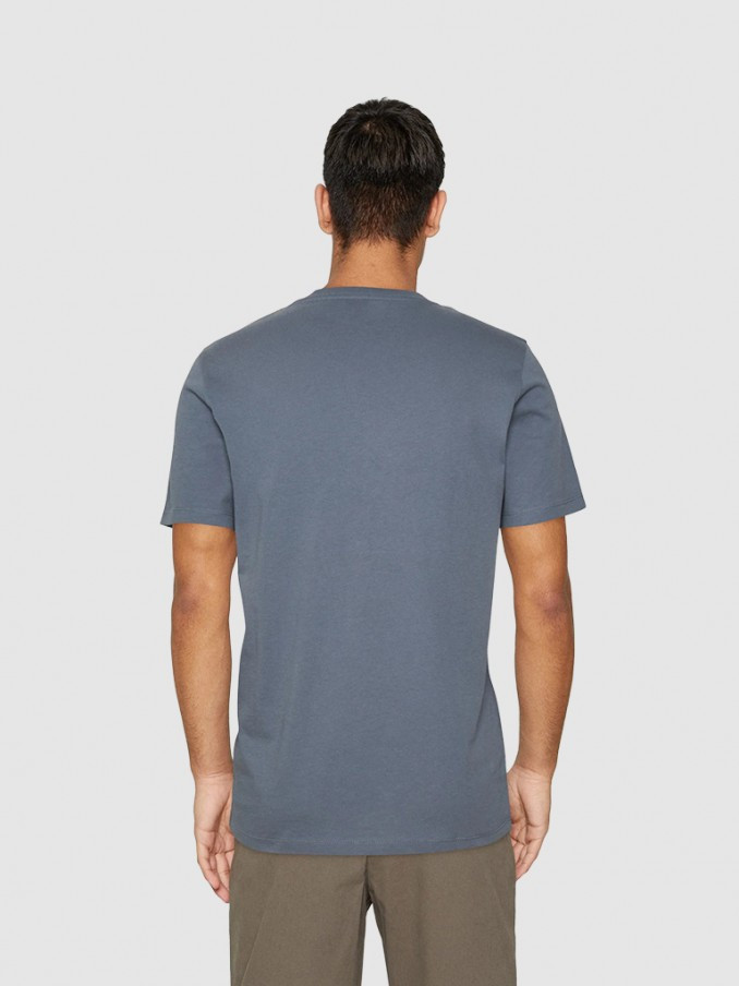 Футболка JJTRAVIS TEE SS CREW NECK 12221009-Flint Stone Jack&Jones L Синій 12221009-Flint Stone