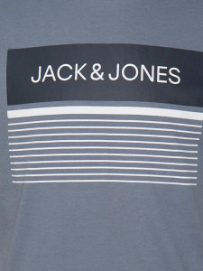 Футболка JJTRAVIS TEE SS CREW NECK 12221009-Flint Stone Jack&Jones L Синій 12221009-FLINT STONE