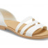 Сандалі TULUM OPEN FLAT W 206109-1CQ CROCS W7 (37-38) Білий 206109-1CQ
