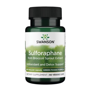 Капсули Sulforaphane from Broccoli Sprout Extract 400 mcg - 60veg caps 2022-10-0211