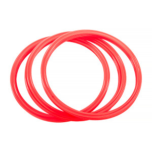 Кільця спортивні 12 шт (Червоні) AVK3-610