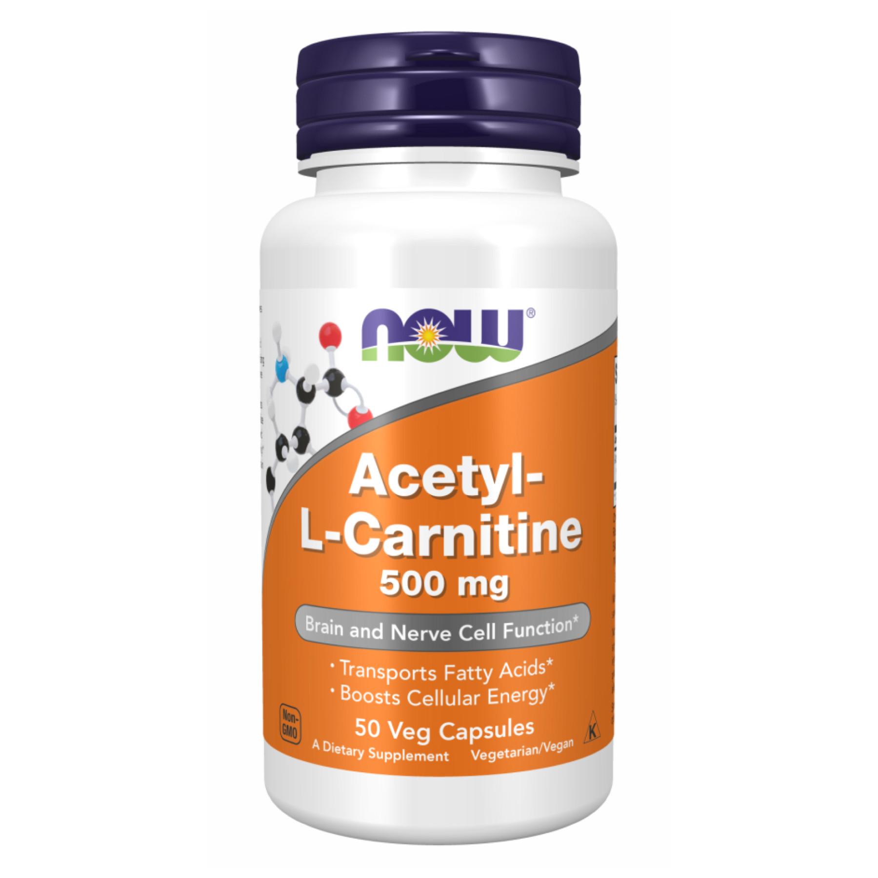 Капсули Acetyl L-Carnitine 500mg - 50 vcaps 100-58-5578635-20