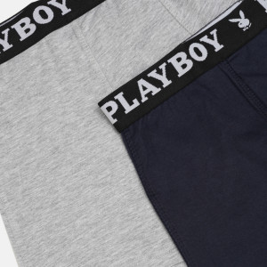 Труси-боксери Набір з 2 Playboy ANNYA PLAYBOY BOXERSHORT сірий, синій Чол L ANNYA-26
