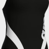 Купальник закритий для жінок Arena STRIPEFLO SWIMSUIT SWIM PRO BA чорний, білий Жін 38 011175-551