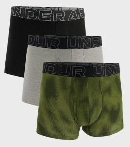 Труси UA M Perf Cotton Nov 3in оливковий Чол MD 1383892-390