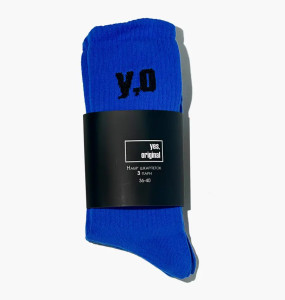 Шкарпетки yes, original 3 Pack Socks Blue 100000-133 36-40 100000-133