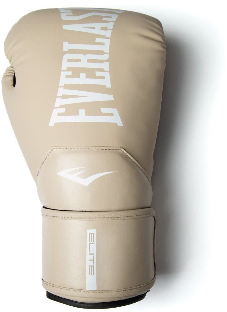 Рукавиці боксерські Everlast ELITE 2 BOXING GLOVES бежевий, чорний Уні 10 унцій P00003315
