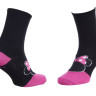 Шкарпетки MINNIE TETE CONTOUR + NOEUD чорний, пурпурний Діт 36-41 13893120-8