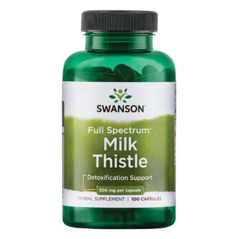 Капсули Milk Thistle 500mg - 100caps 100-21-9320641-20