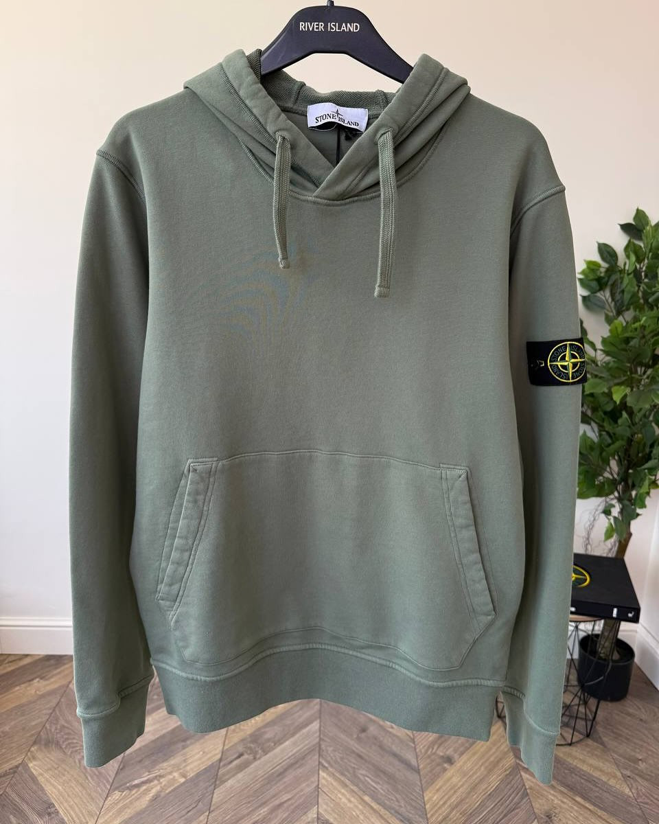 Худі Stone Island Logo Patch Hoodie Green K1S15610045S0051 V0059