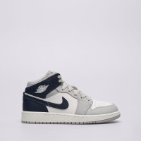 Кросівки Air Jordan 1 Mid Gs White/Grey DQ8423-104