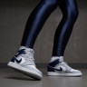 Кросівки Air Jordan 1 Mid Gs White/Grey DQ8423-104