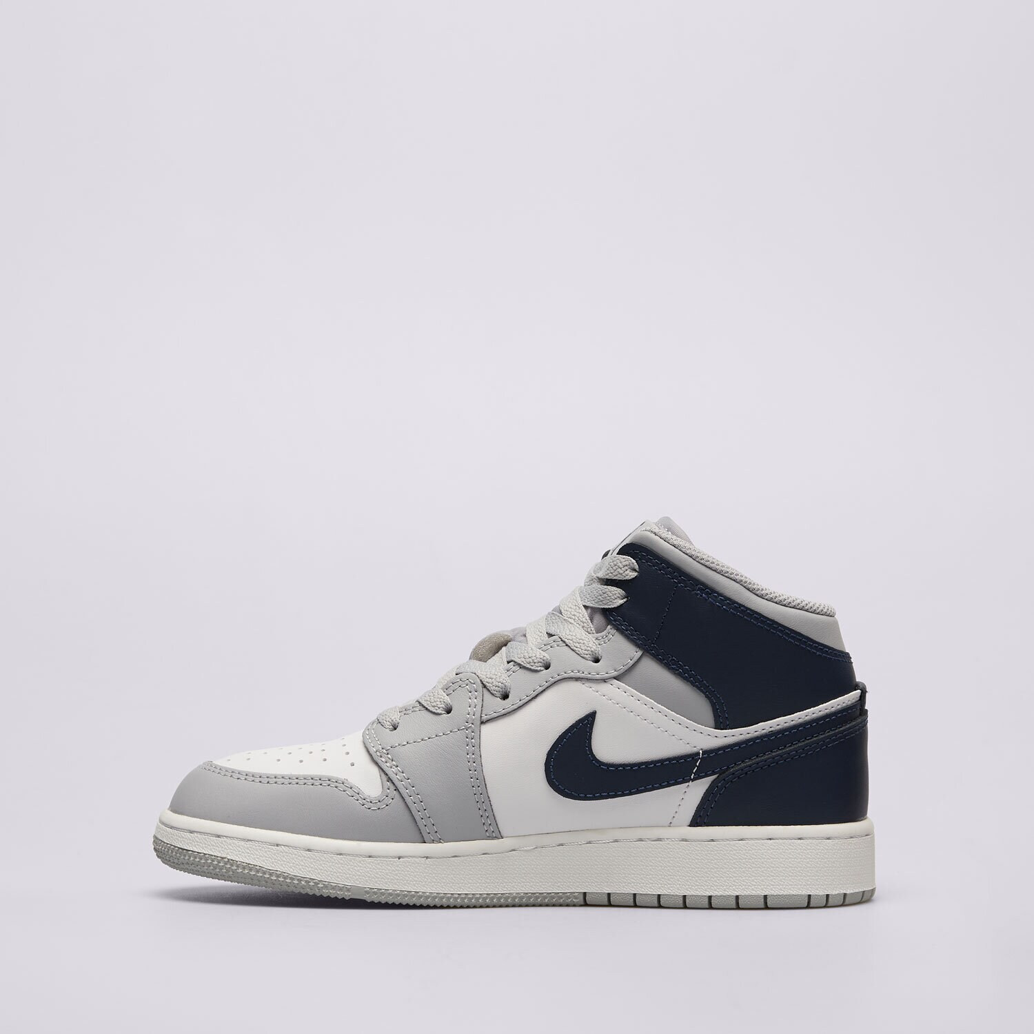 Кросівки Air Jordan 1 Mid Gs White/Grey DQ8423-104