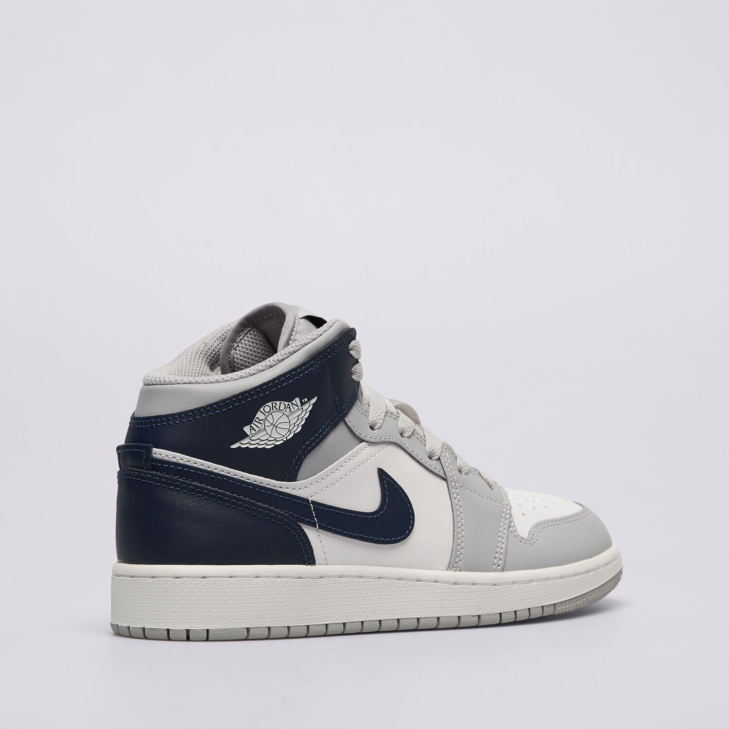 Кросівки Air Jordan 1 Mid Gs White/Grey DQ8423-104