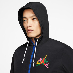 Вітровка Air Jordan Classic Windwear Jacket Grey/Black CT9368-011