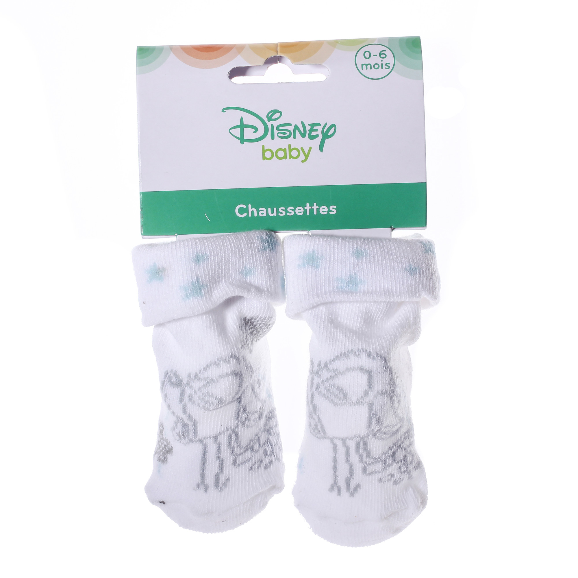 Шкарпетки NAISSANCE PAN PAN білий, сірий Діт 6 -12 арт 43891664-4 43891664-4