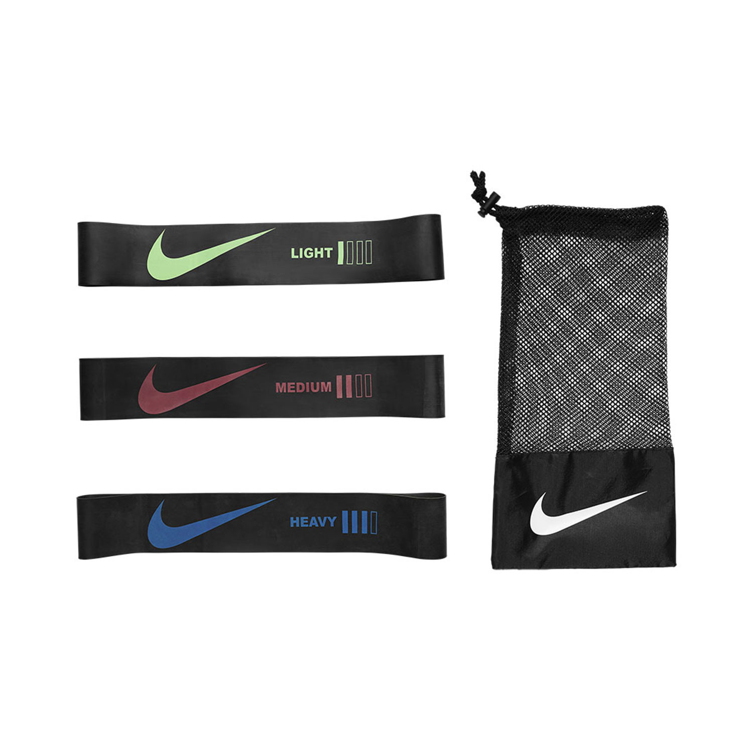 Еспандер петля Nike RESISTANCE BANDS MINI 3 PK BLACK/BLACK/BLACK чорний Уні 60х5см N.100.6723.013.NS