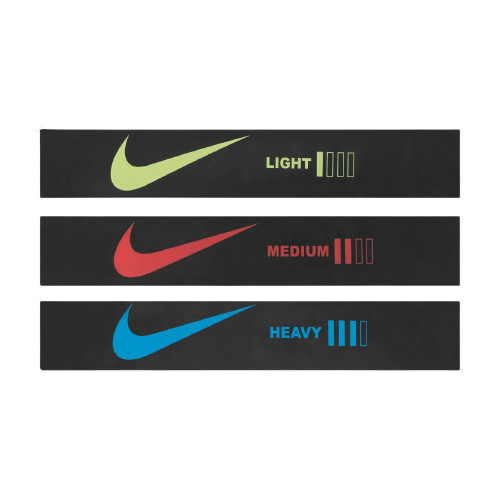Еспандер петля Nike RESISTANCE BANDS MINI 3 PK BLACK/BLACK/BLACK чорний Уні 60х5см N.100.6723.013.NS