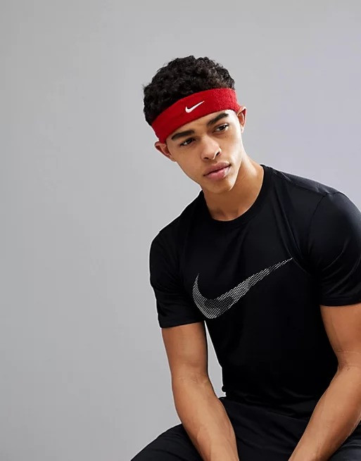 Набір Nike пов`язка + напульсники (червоний) NNN07-NNN04-601 NNN07-NNN04-601